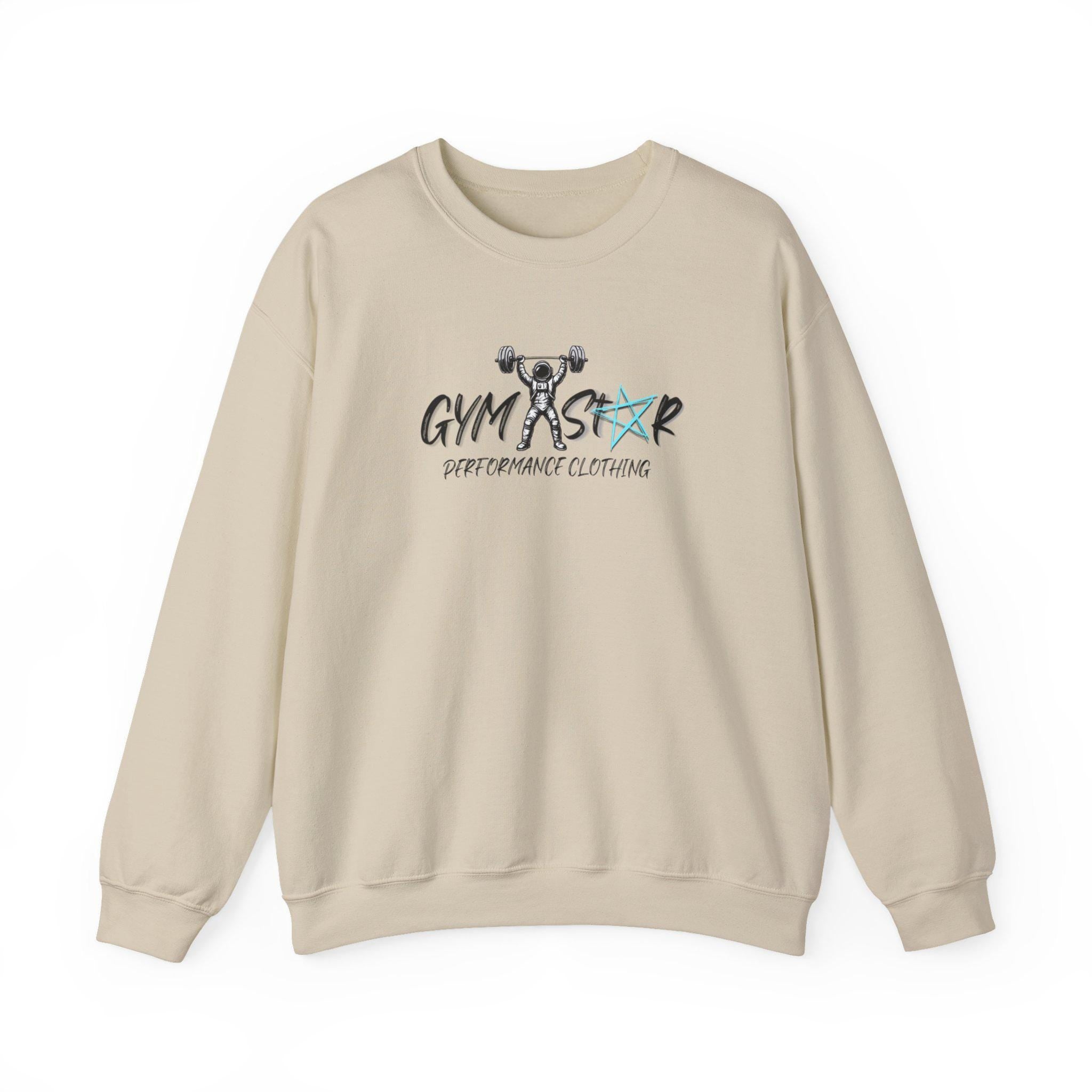 Gym Star logo Sweatshirt | Fitness Weightlifting Graphic