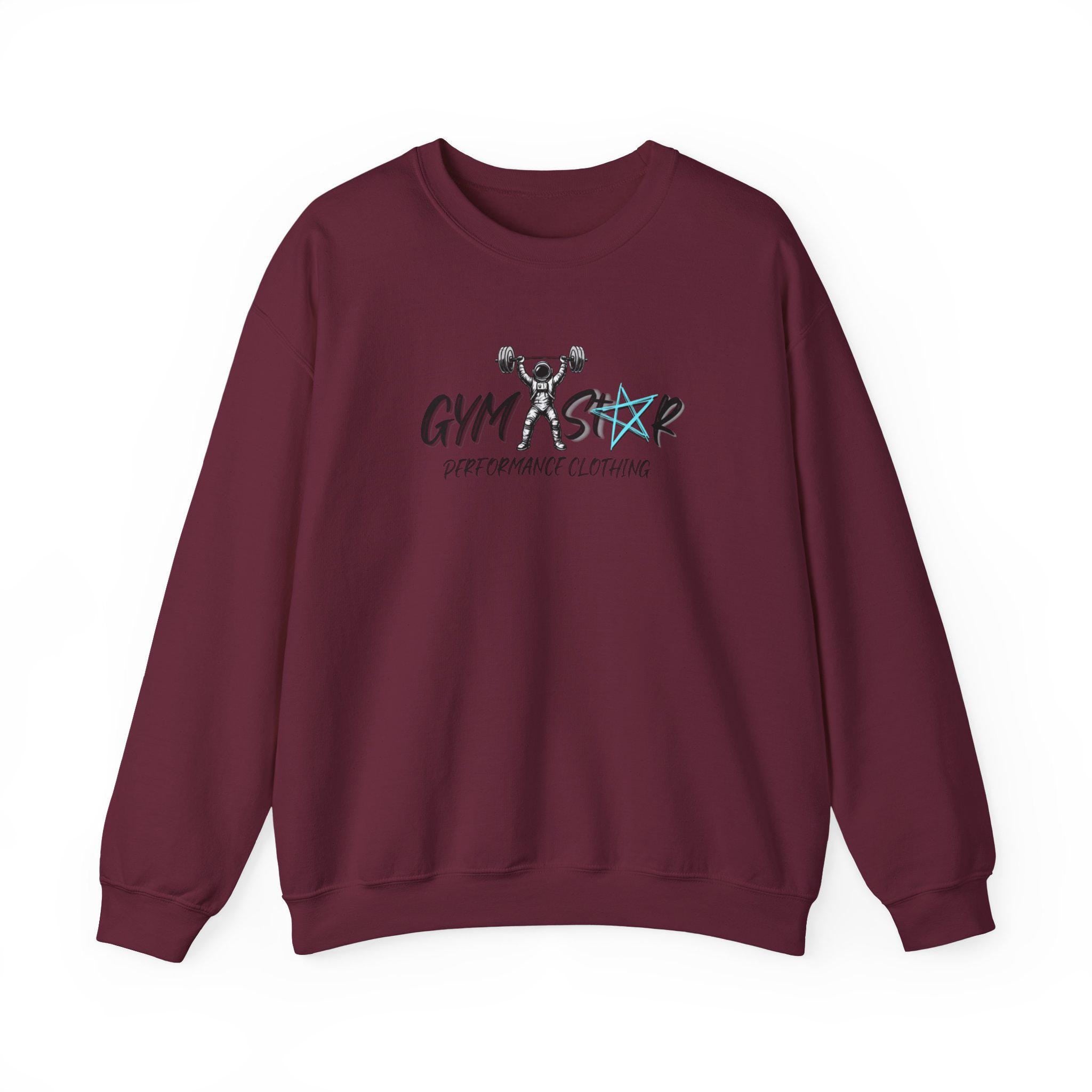 Gym Star logo Sweatshirt | Fitness Weightlifting Graphic