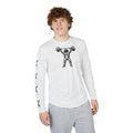 Weightlifting Astronaut Long Sleeve Shirt | GymStar Logo, Star Sleeve