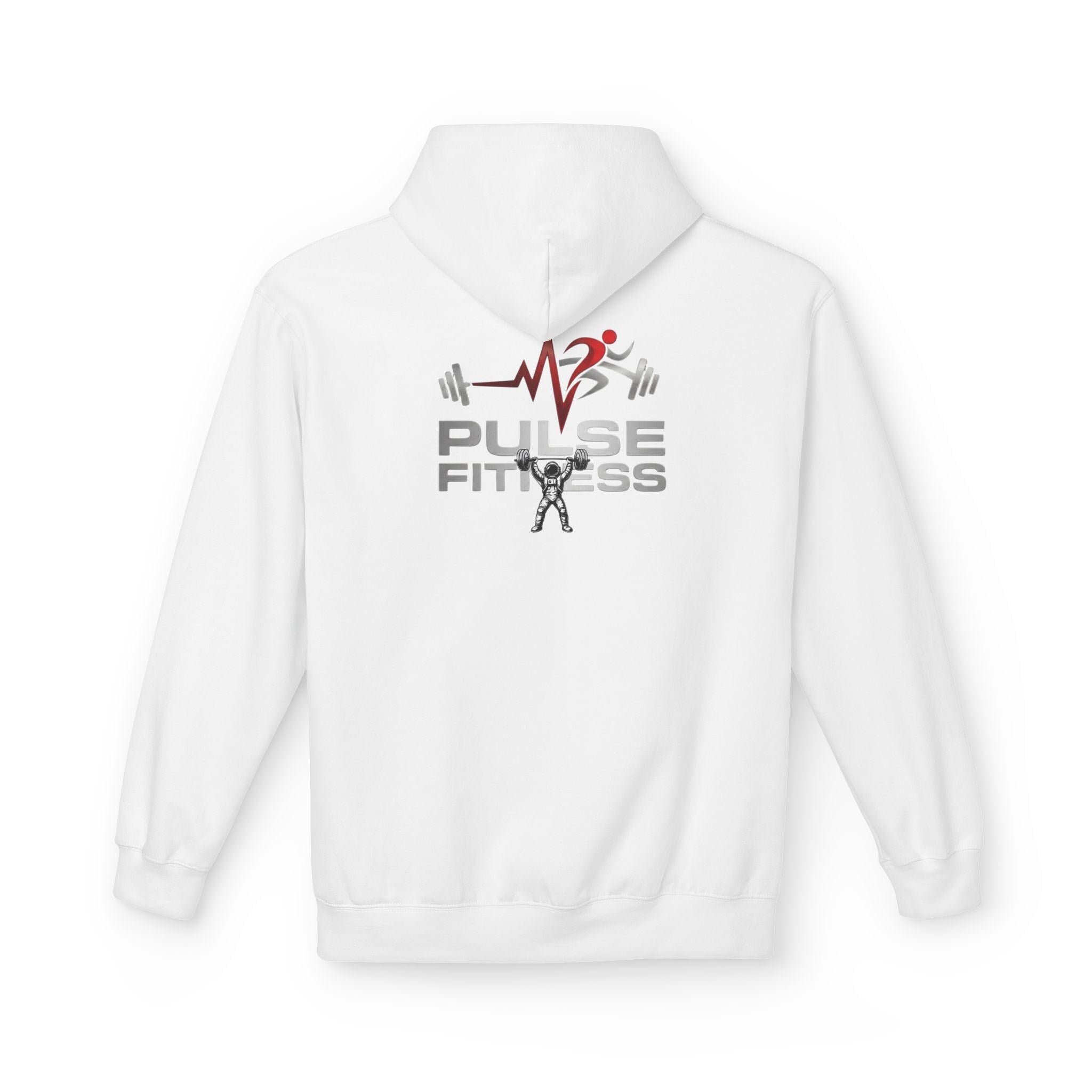 Pulse Fitness Barbell Weightlifter Hoodie | Gym Workout Apparel