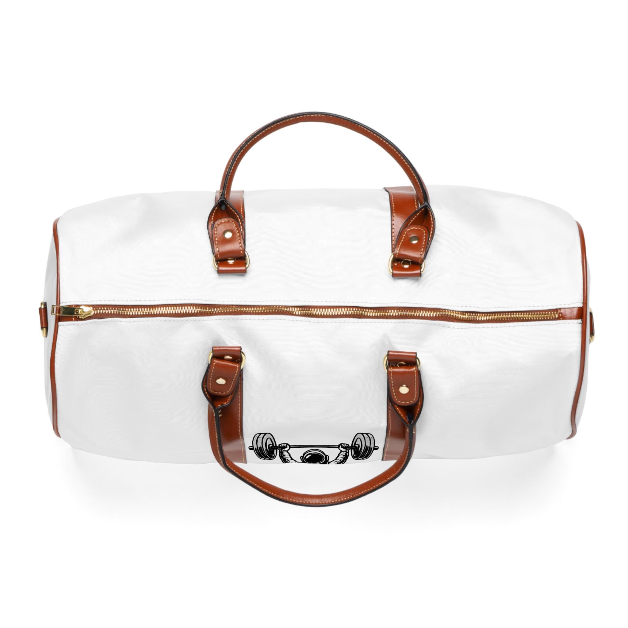 Pulse Fitness 55 Waterproof Travel Bag | Weightlifter Astronaut Duffle