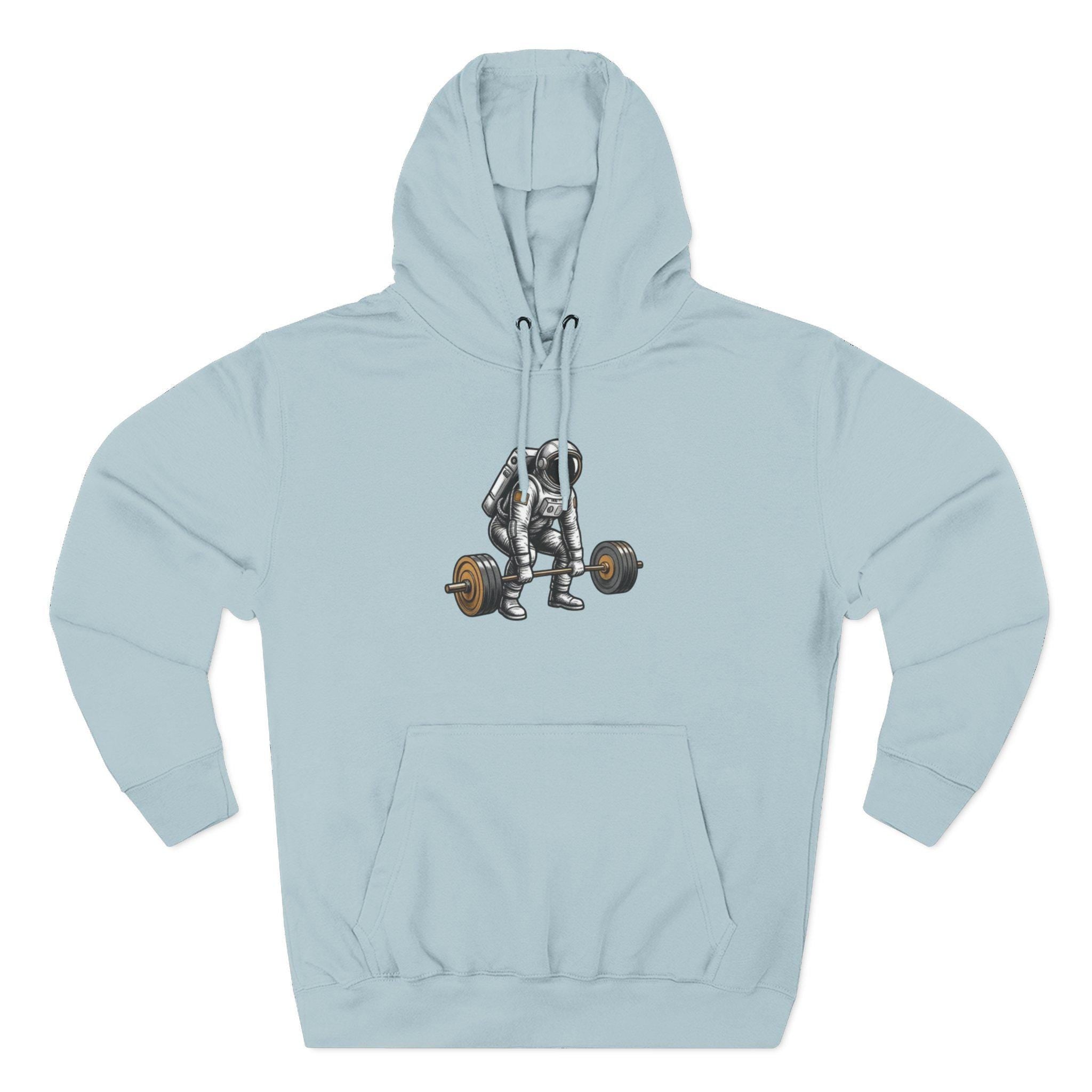 Deadlift Skeleton Illustration Hoodie | Fitness Gym Pulldeadlift Design