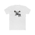 Bench Press Illustration Tee | Pulse Fitness 55 Logo T-Shirt