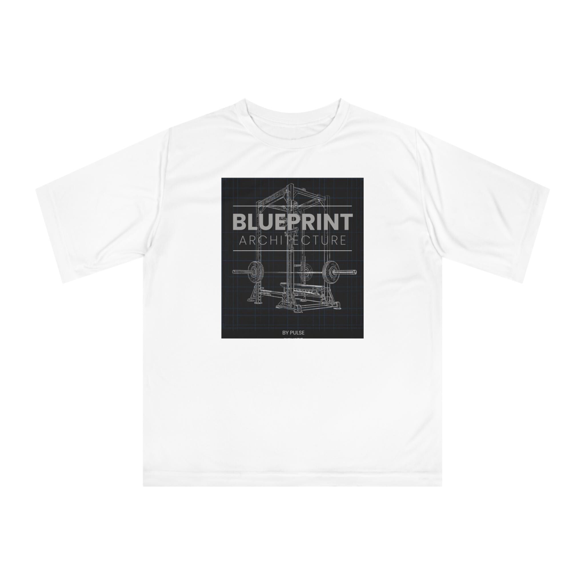 Blueprint Architecture diagram T-shirt | Technical blueprint illustration