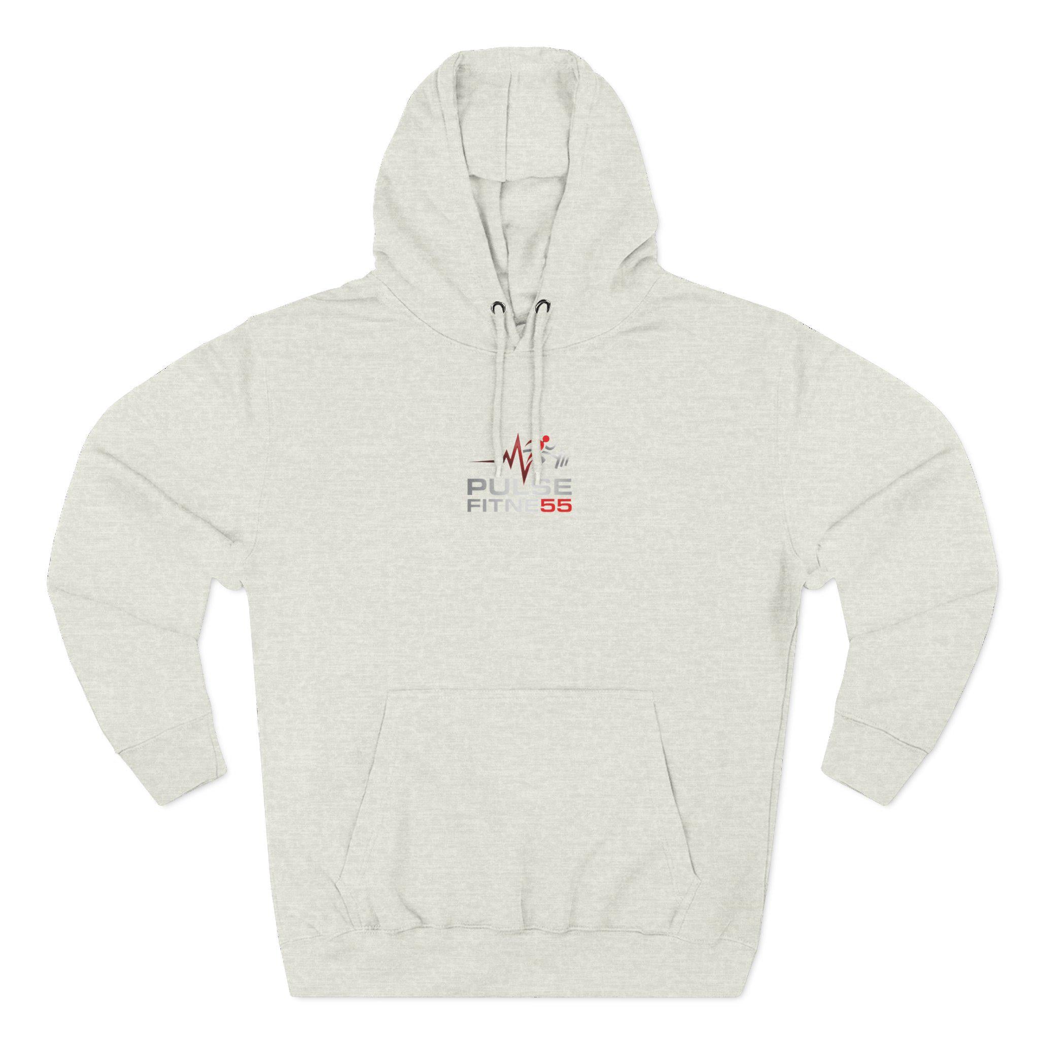 Pulse Fitness 55 Logo Hoodie | Fitness, Reps, Drive, Dedication