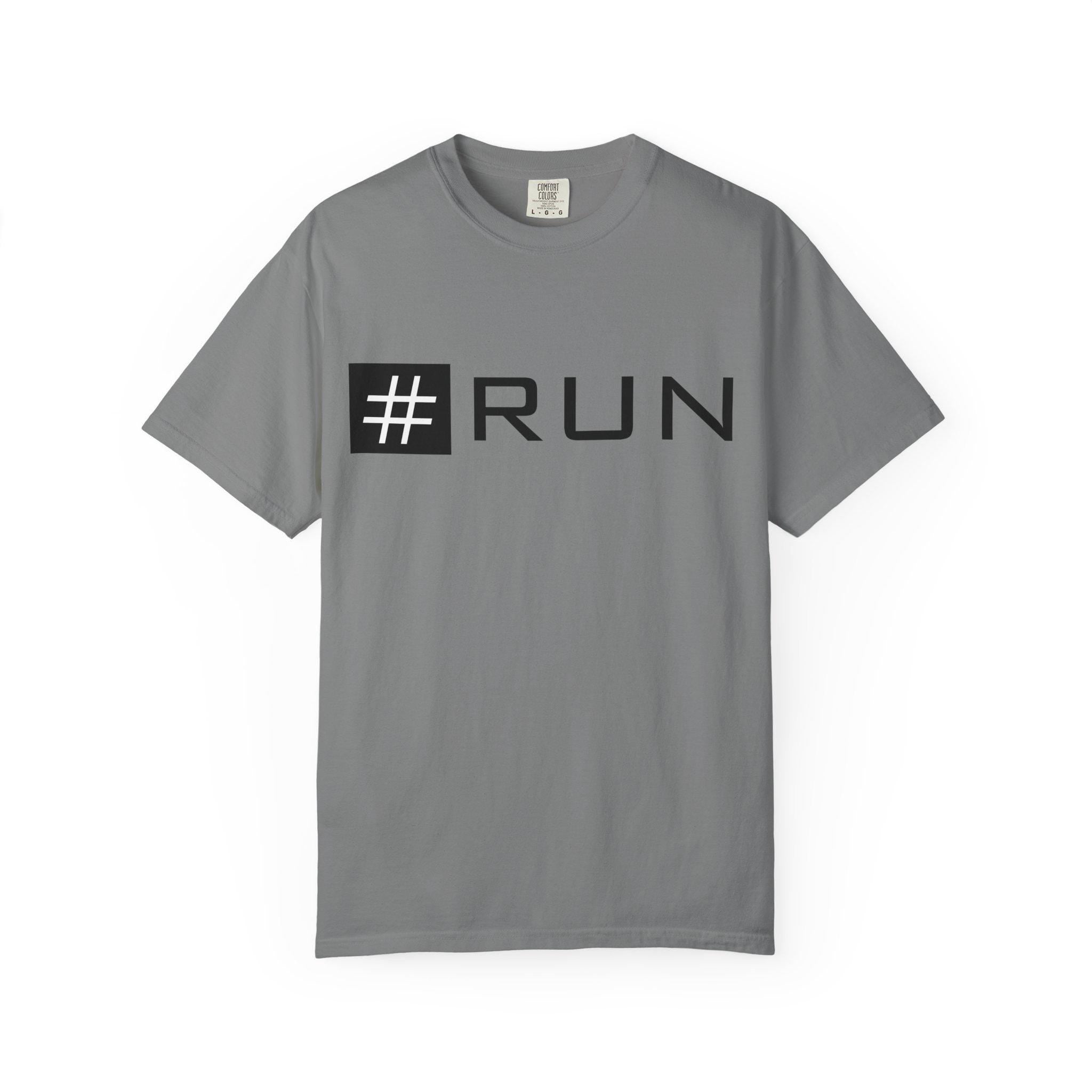 Pulse Fitne55 - #RUN Graphic T-Shirt — Minimalist Running Tee for Runners & Fitness Enthusiasts