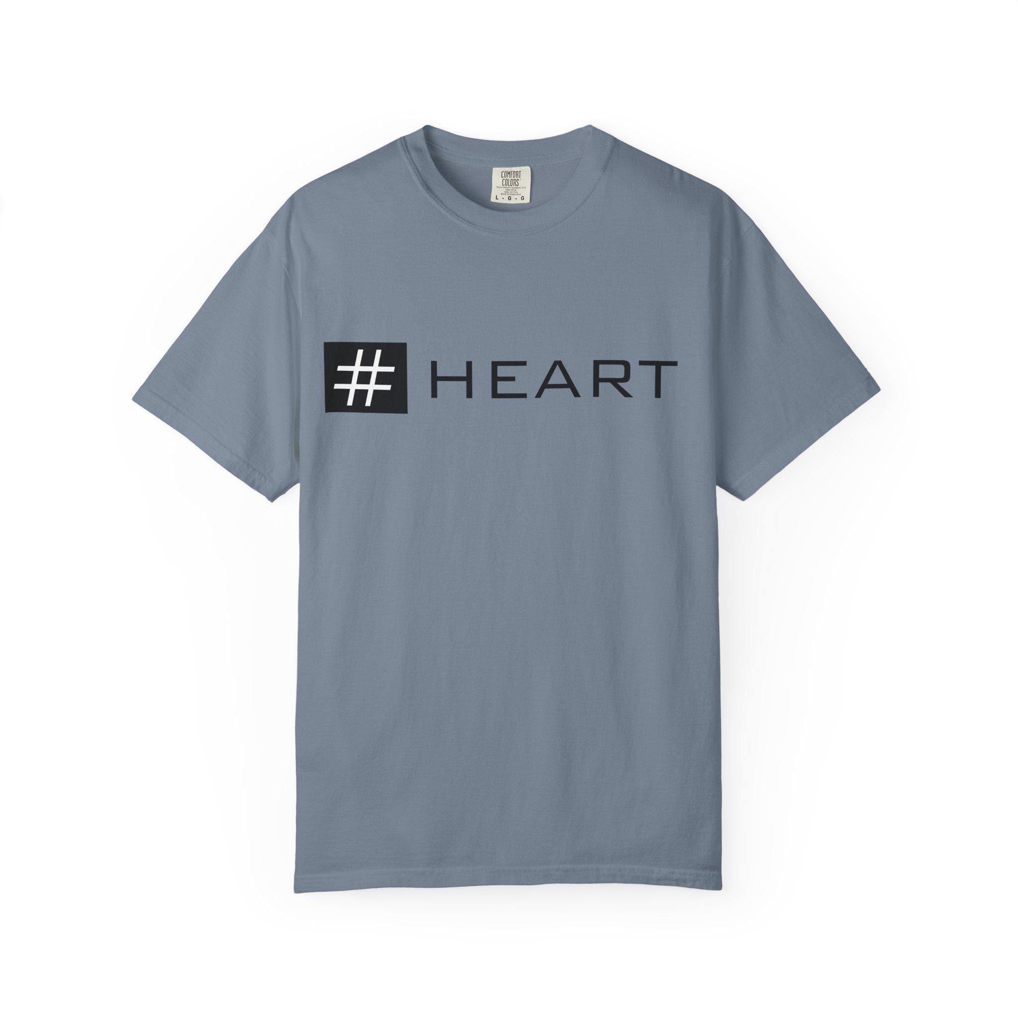 Pulse Fitne55 - Hashtag Heart T-Shirt — Minimalist Graphic Tee with “# HEART” Design