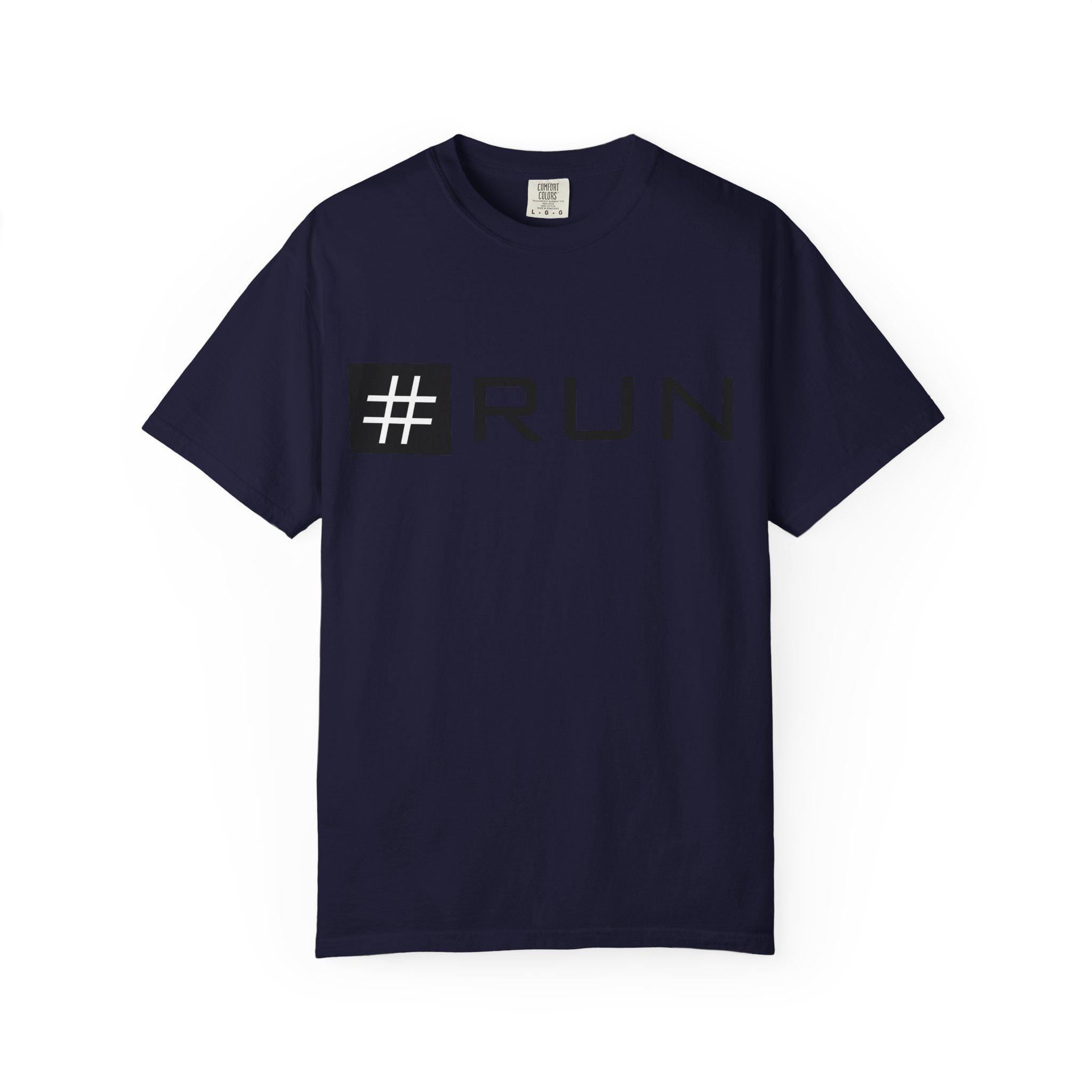Pulse Fitne55 - #RUN Graphic T-Shirt — Minimalist Running Tee for Runners & Fitness Enthusiasts