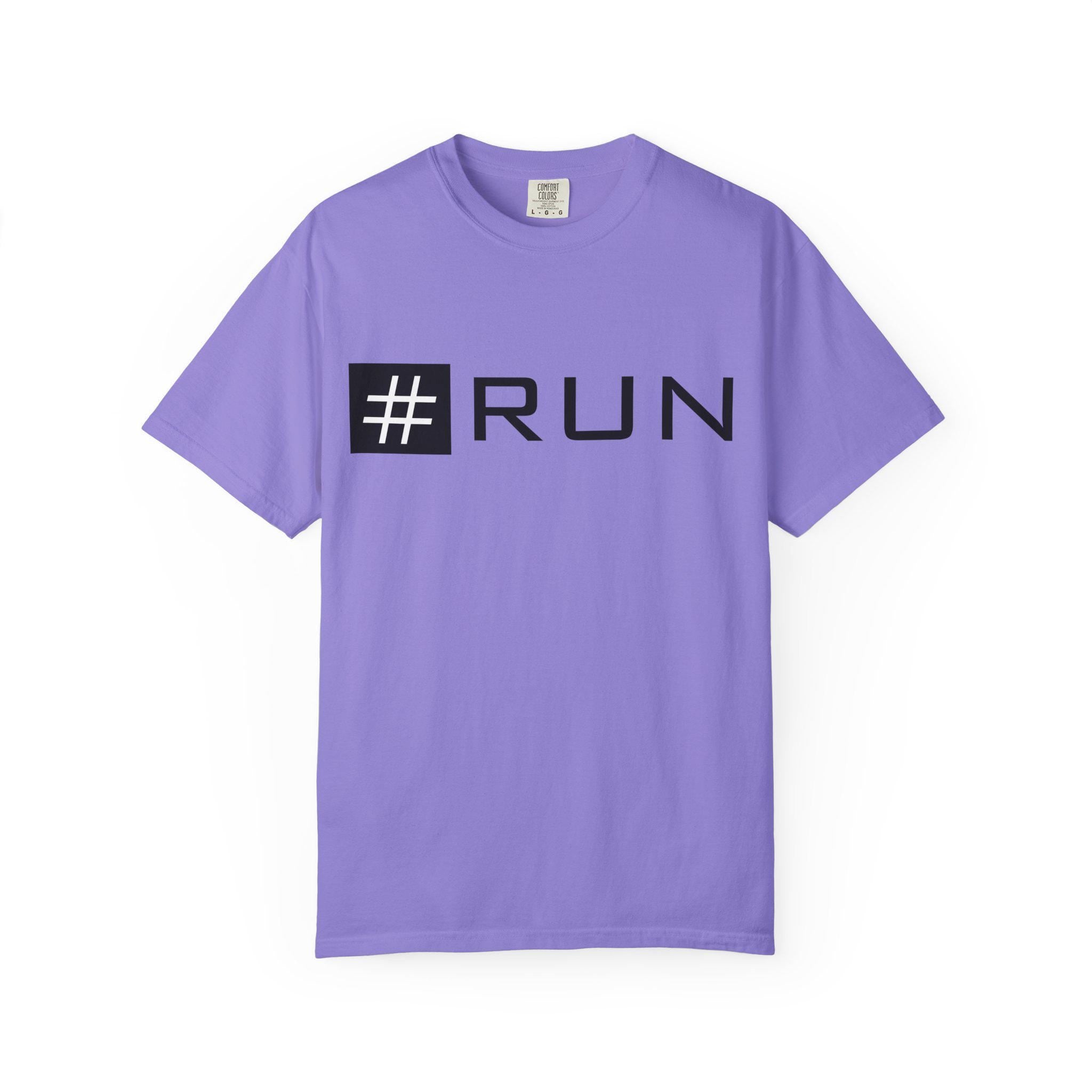 Pulse Fitne55 - #RUN Graphic T-Shirt — Minimalist Running Tee for Runners & Fitness Enthusiasts