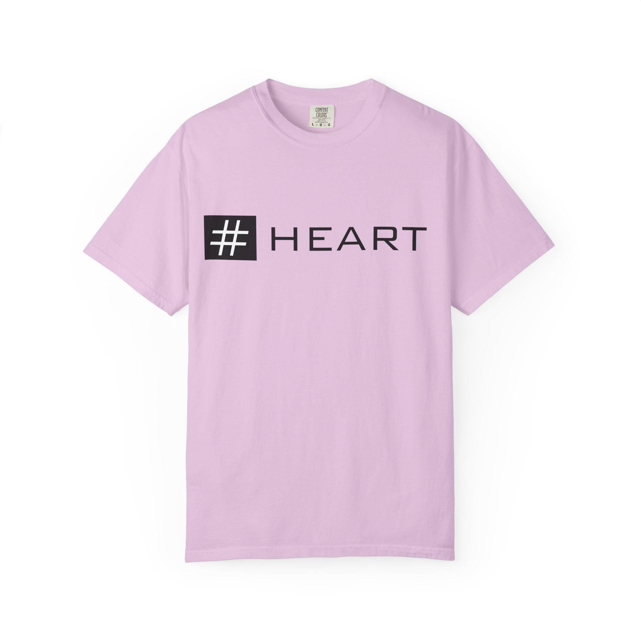 Pulse Fitne55 - Hashtag Heart T-Shirt — Minimalist Graphic Tee with “# HEART” Design