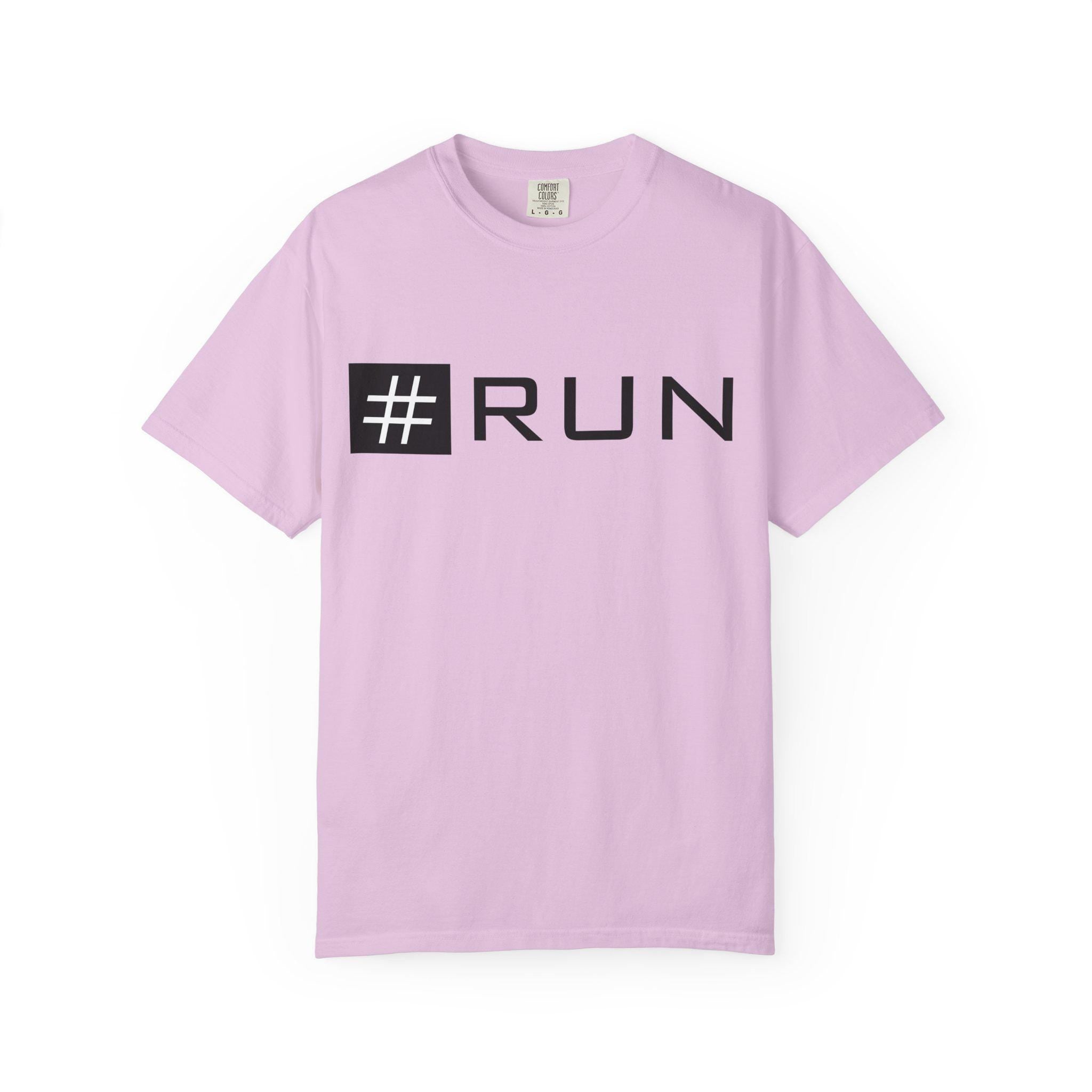 Pulse Fitne55 - #RUN Graphic T-Shirt — Minimalist Running Tee for Runners & Fitness Enthusiasts