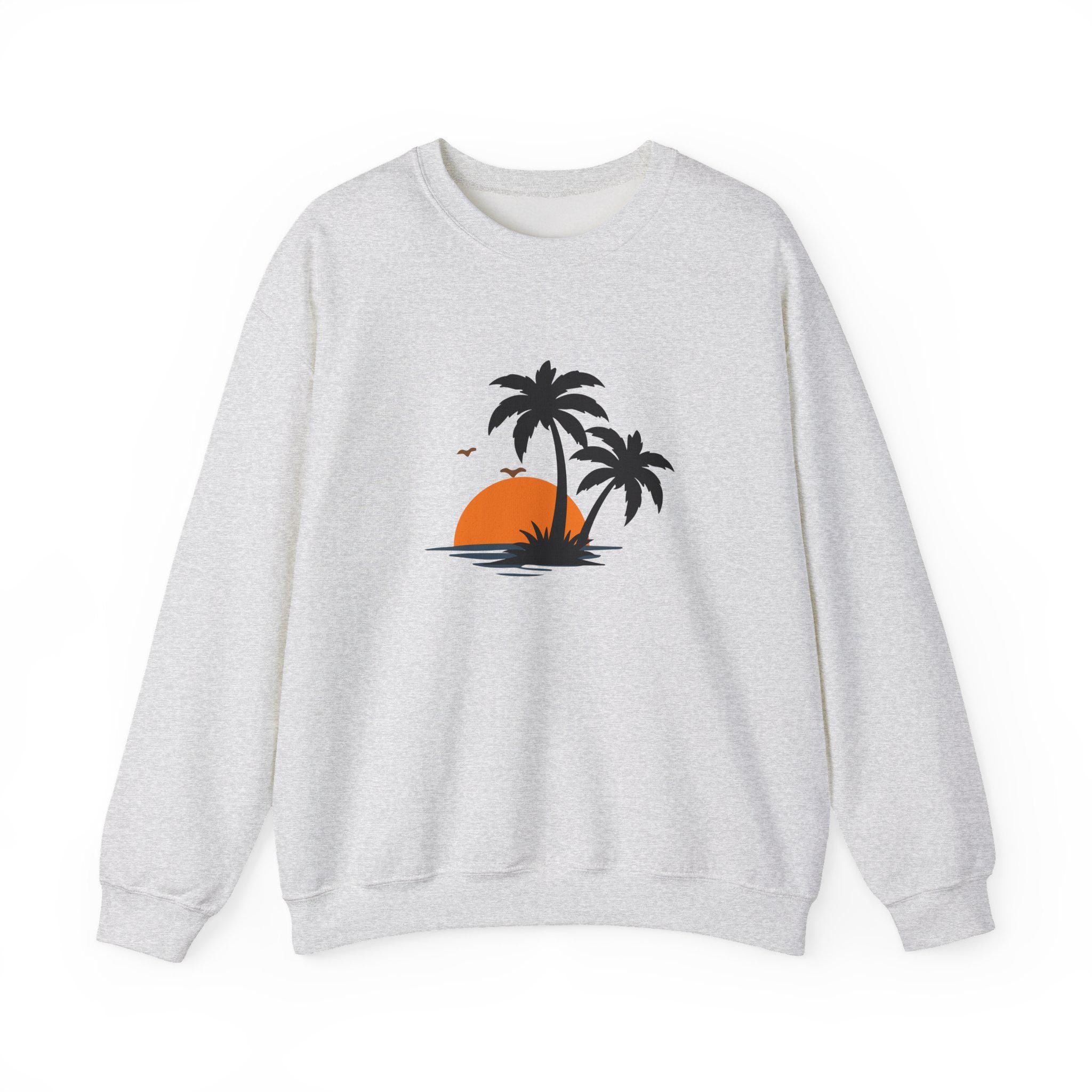 Crewneck Sweatshirt Coastal Retro Graphic Apparel