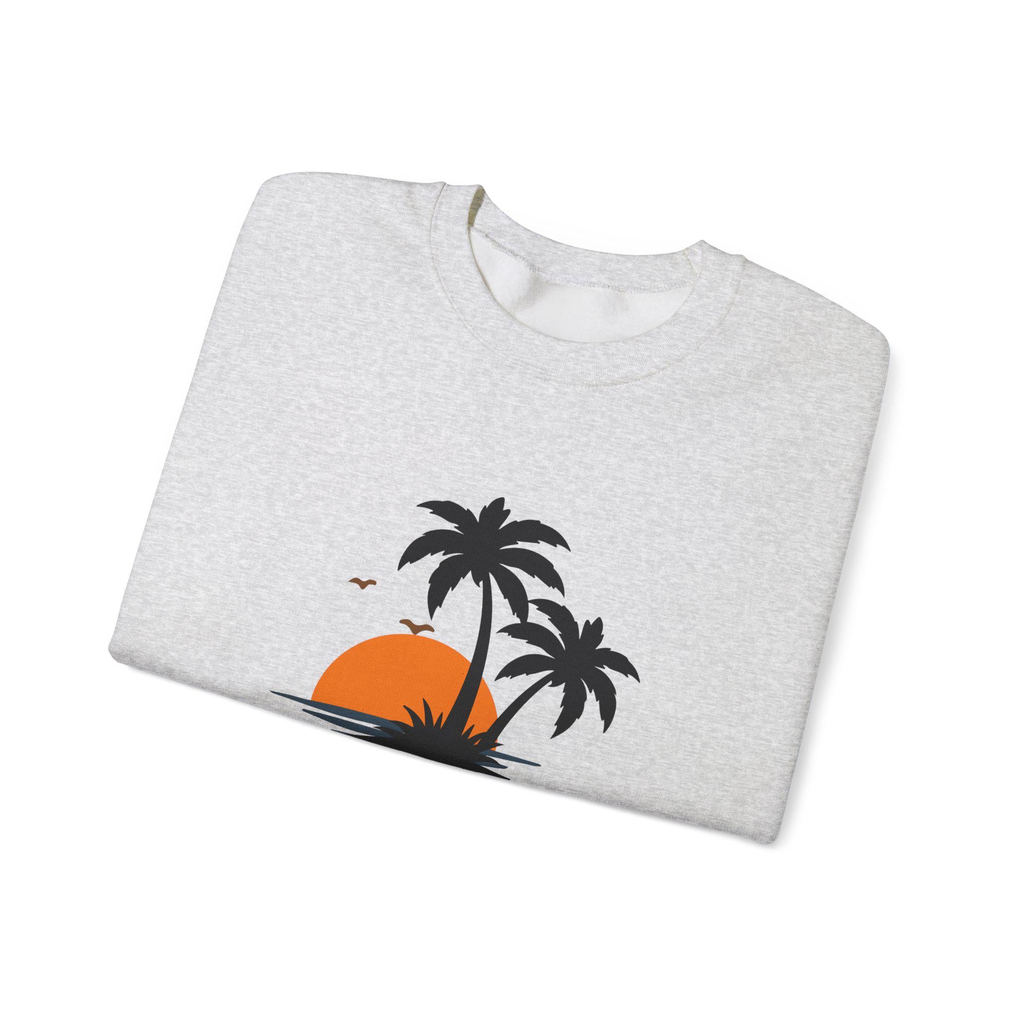 Crewneck Sweatshirt Coastal Retro Graphic Apparel