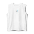 Jersey Muscle Tank gym tan logo