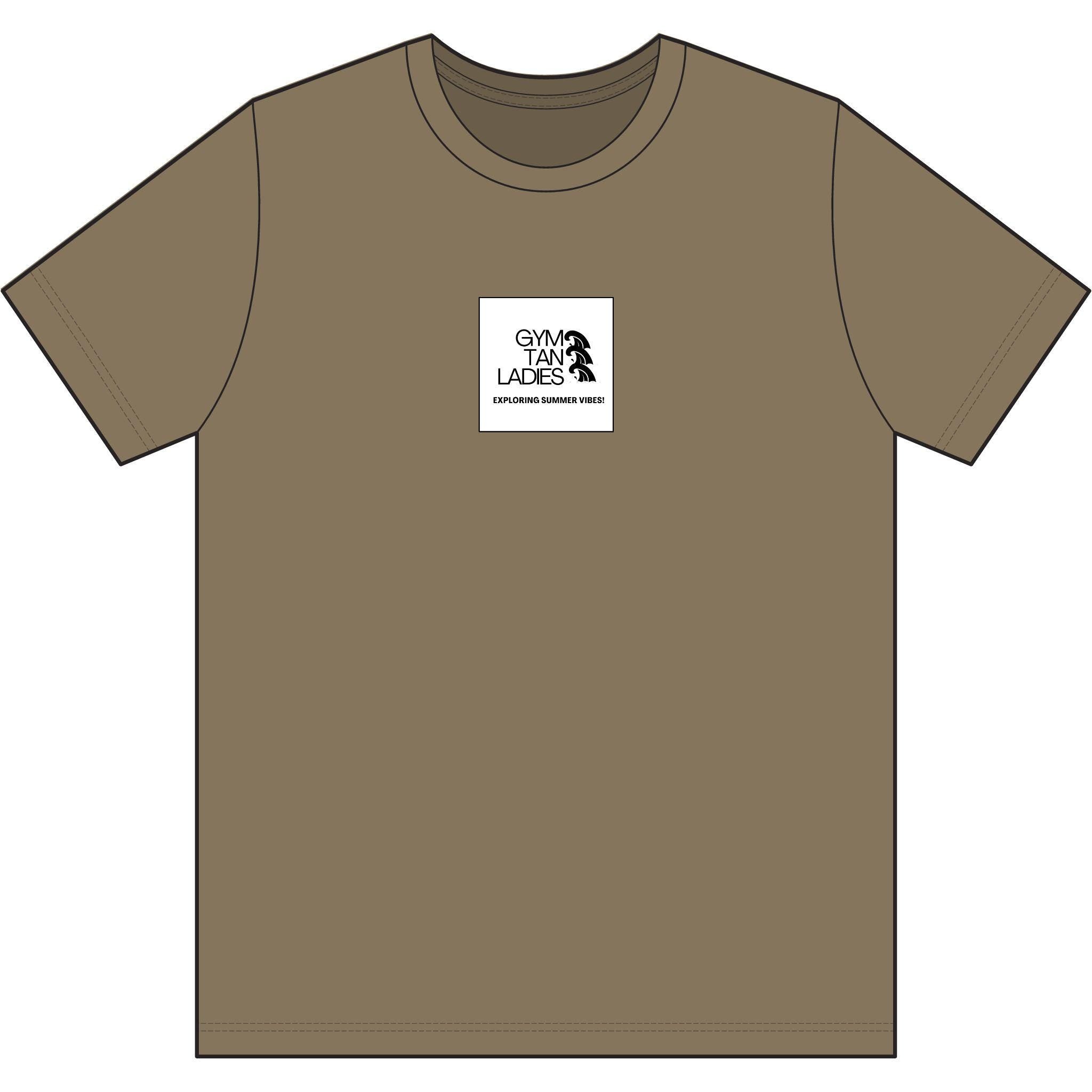 Core Cotton Camo Tee — Gym Tan Logo Cotton T-Shirt