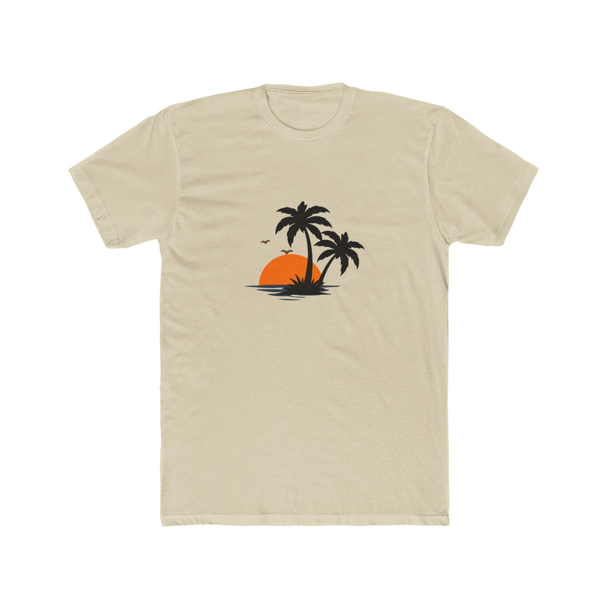 Mens Suumer vibe Cotton Crew Tee