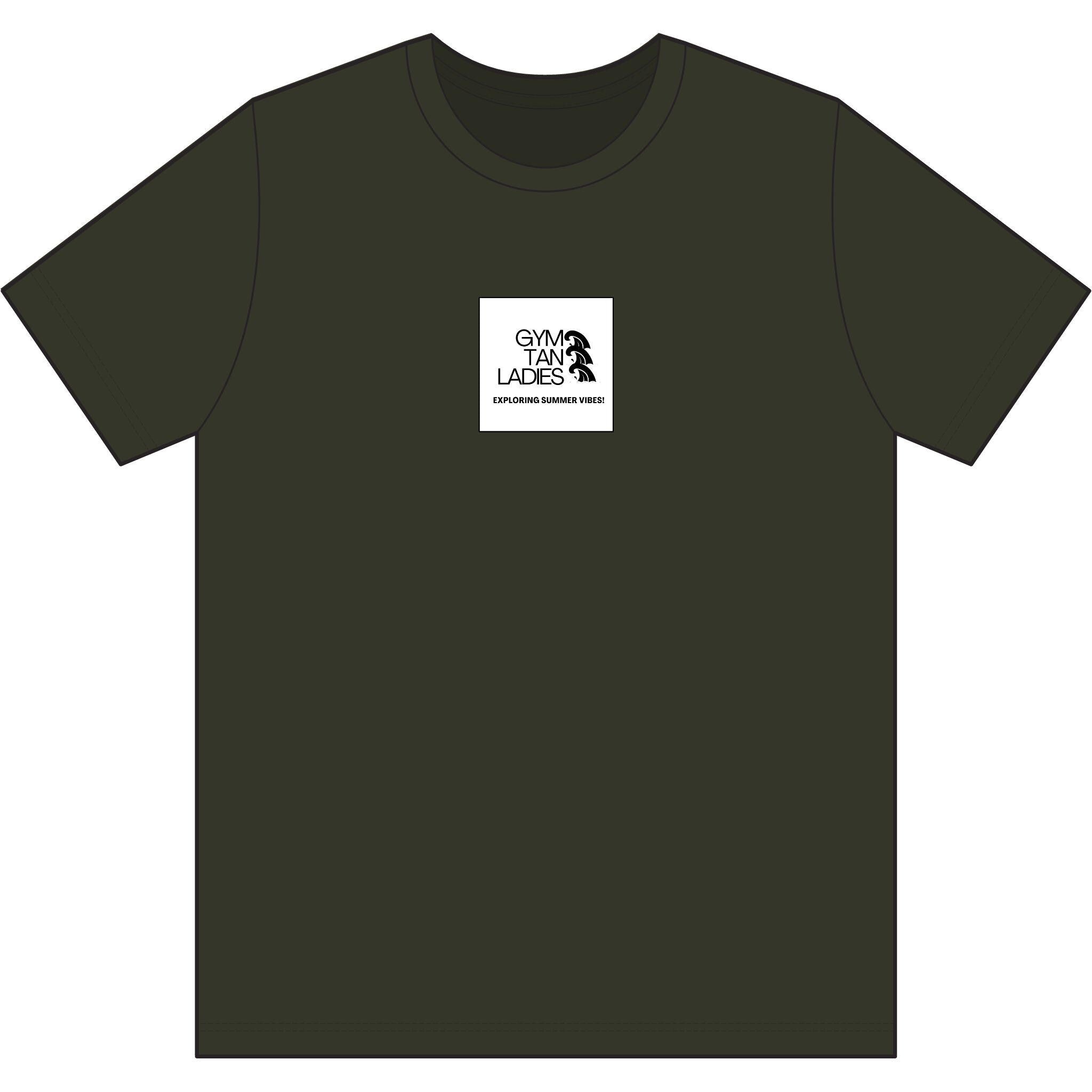 Core Cotton Camo Tee — Gym Tan Logo Cotton T-Shirt