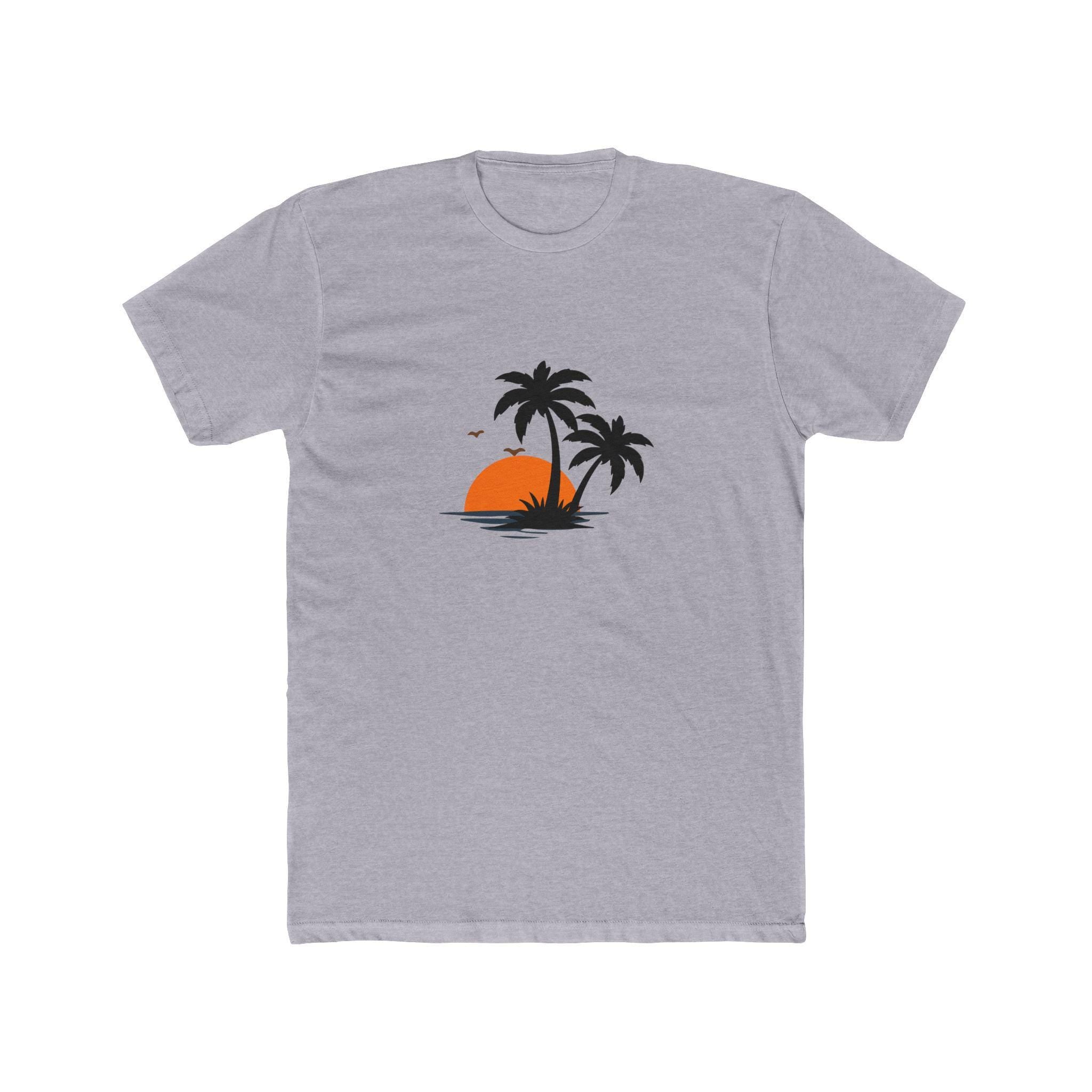 Mens Suumer vibe Cotton Crew Tee