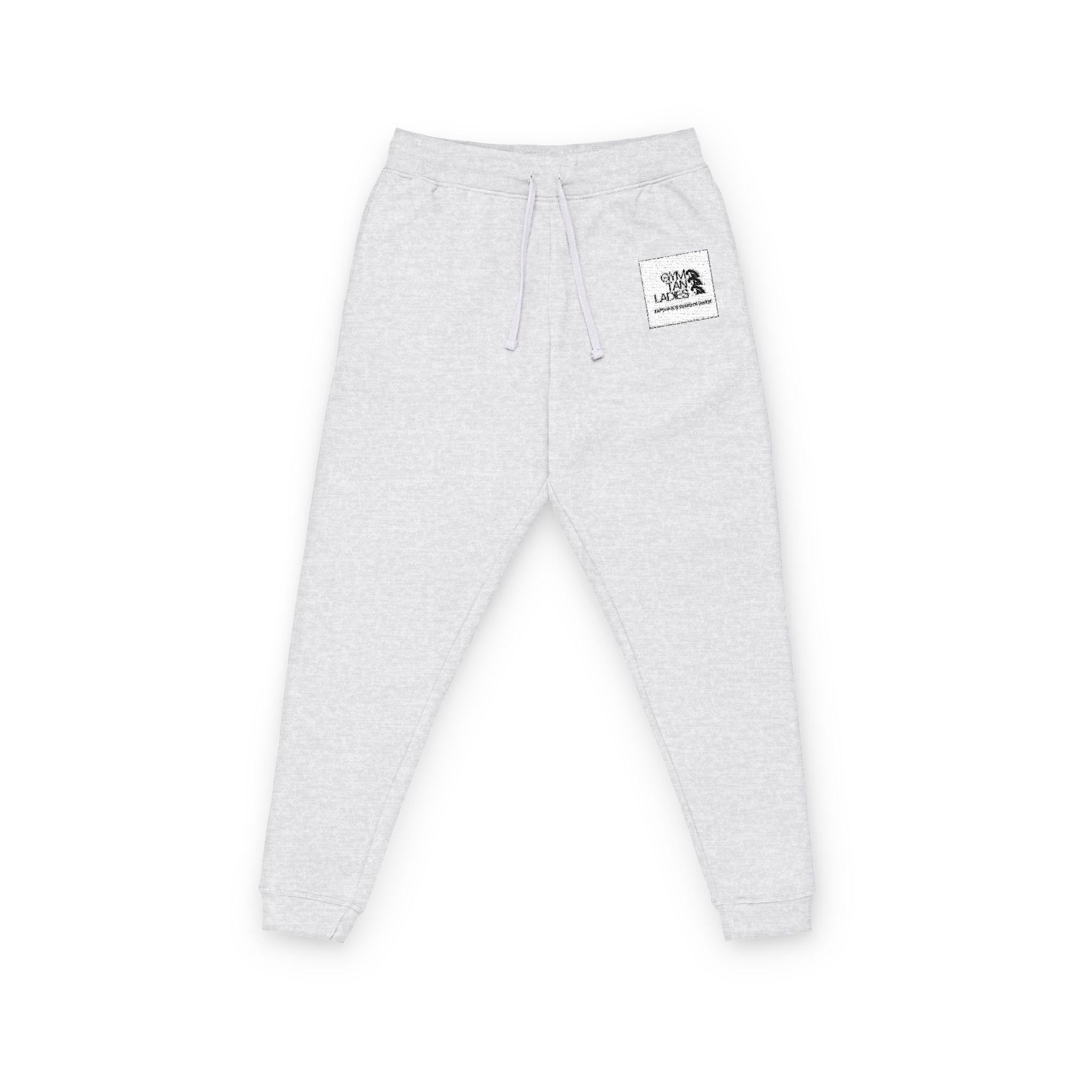 Mens gym tan ladies Fleece Jogger (Embroidery)