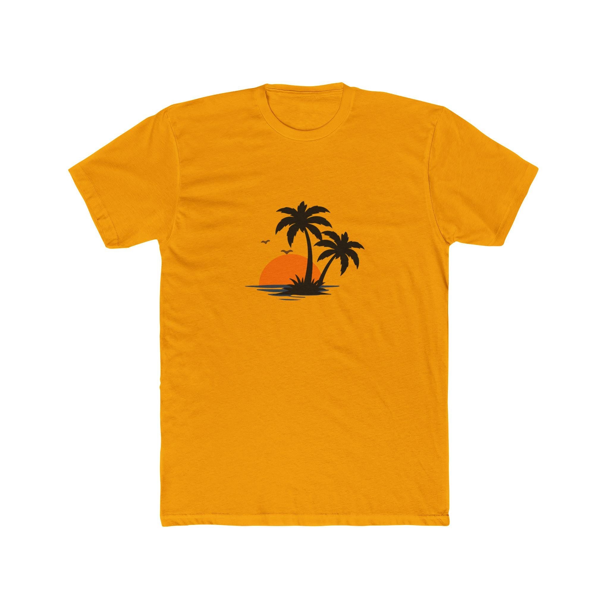 Mens Suumer vibe Cotton Crew Tee