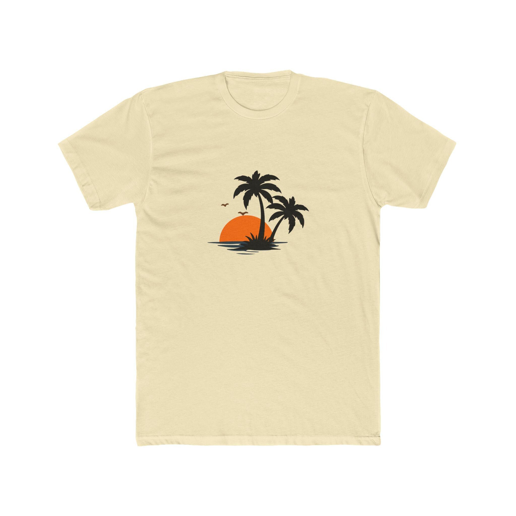Mens Suumer vibe Cotton Crew Tee