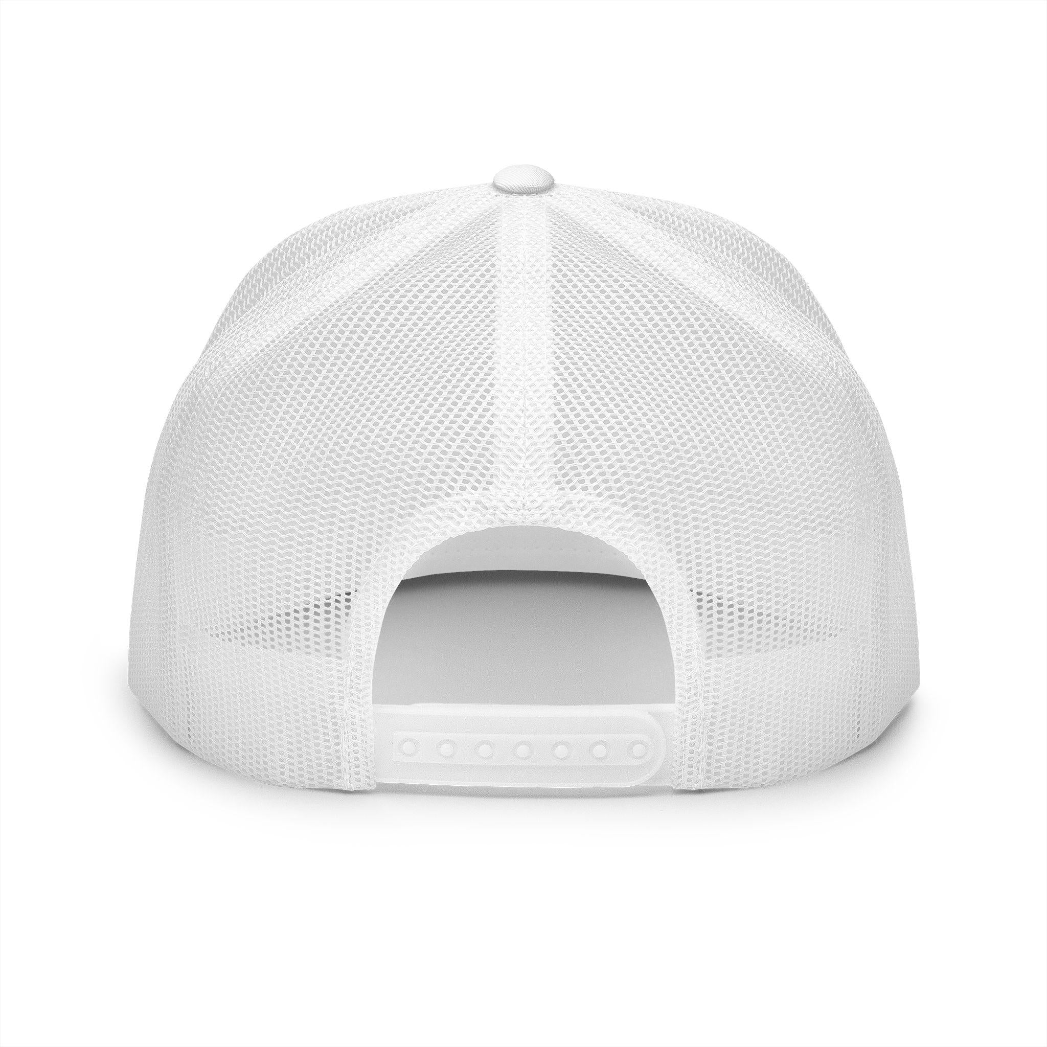 Snapback Trucker Cap — Sunset Palm Island Embroidered Beach Hat